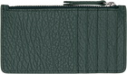 Maison Margiela Green Four Stitches Card Holder