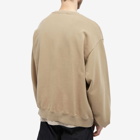 Acne Studios Men's Franzisko Devil Logo Crew Sweat in Dark Beige