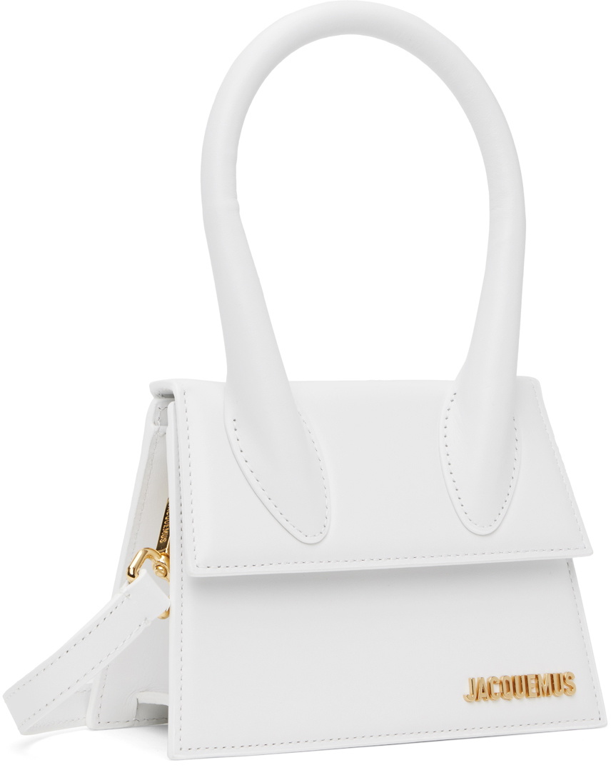 JACQUEMUS White Les Classiques 'Le Chiquito moyen' Bag Jacquemus