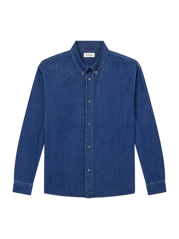 Photo: FRAME - Denim Shirt - Blue