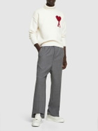 AMI PARIS - Logo Wool Turtleneck Sweater