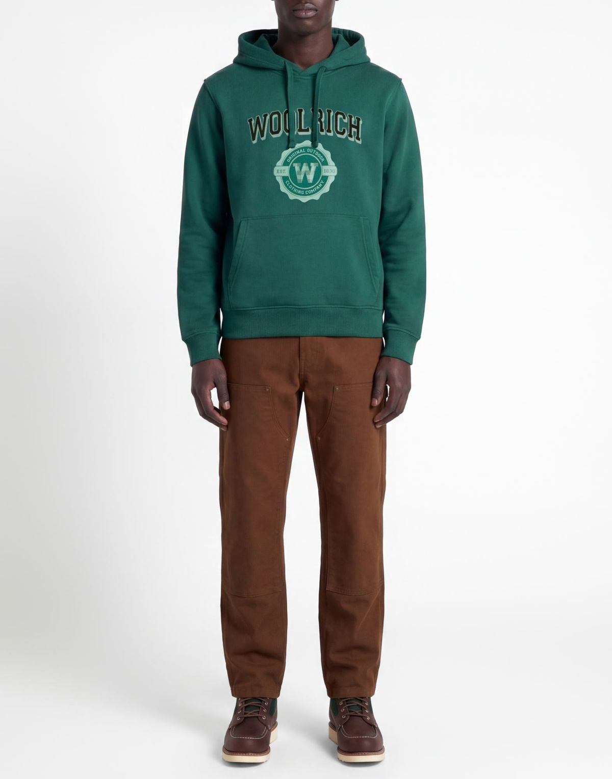 Woolrich Mens Sweatshirt in Green