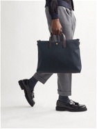 MISMO - Brief Leather-Trimmed Nylon Tote Bag