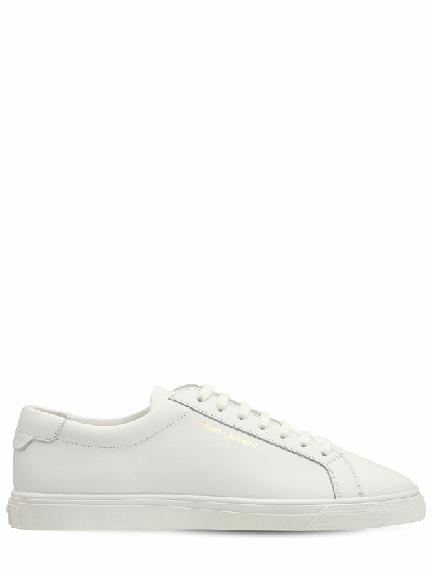 Photo: SAINT LAURENT - 10mm Andy Leather Sneakers