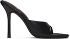 Alexander Wang Black Lucienne 105 Thong Heeled Sandals
