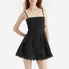 Peachy Den Women's Renee Mini Dress in Onyx