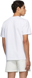 Casablanca White Finish Line Print T-Shirt