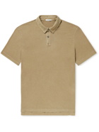 JAMES PERSE - Slim-Fit Supima Cotton-Jersey Polo Shirt - Brown