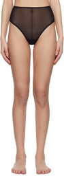 DU CIEL Black Léger High Waist Briefs