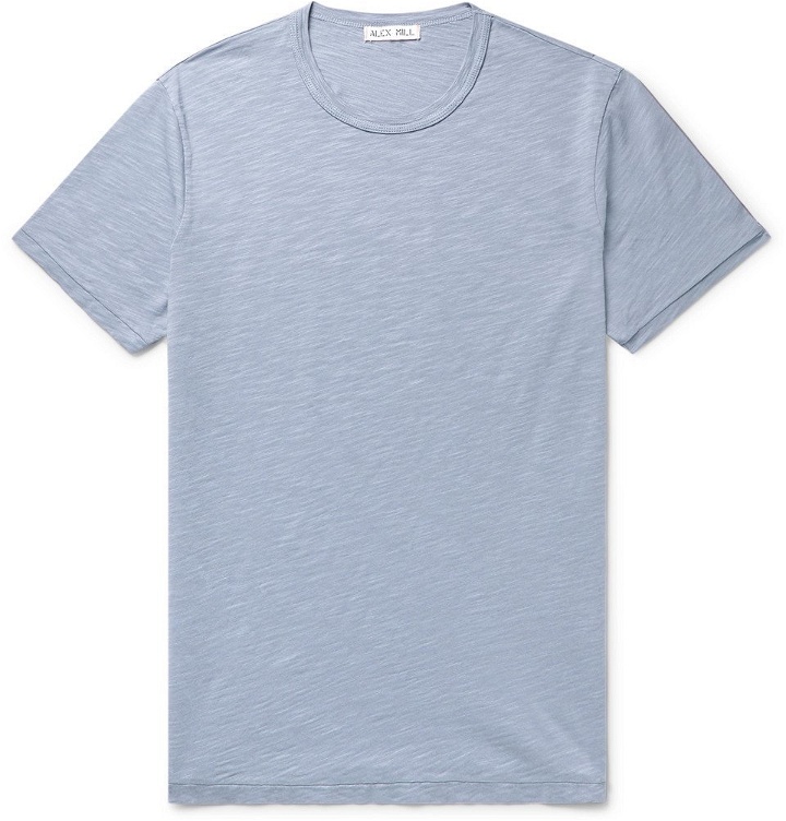 Photo: Alex Mill - Slim-Fit Slub Cotton-Jersey T-Shirt - Blue