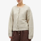 Deiji Studios Women's OS Square Cardigan in Off-White