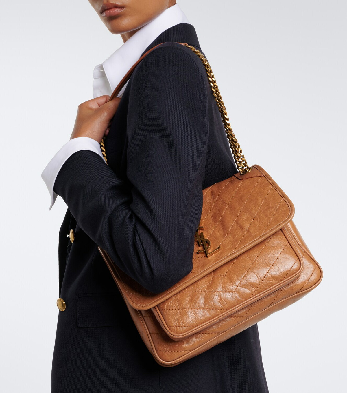 Saint Laurent Niki Medium leather shoulder bag