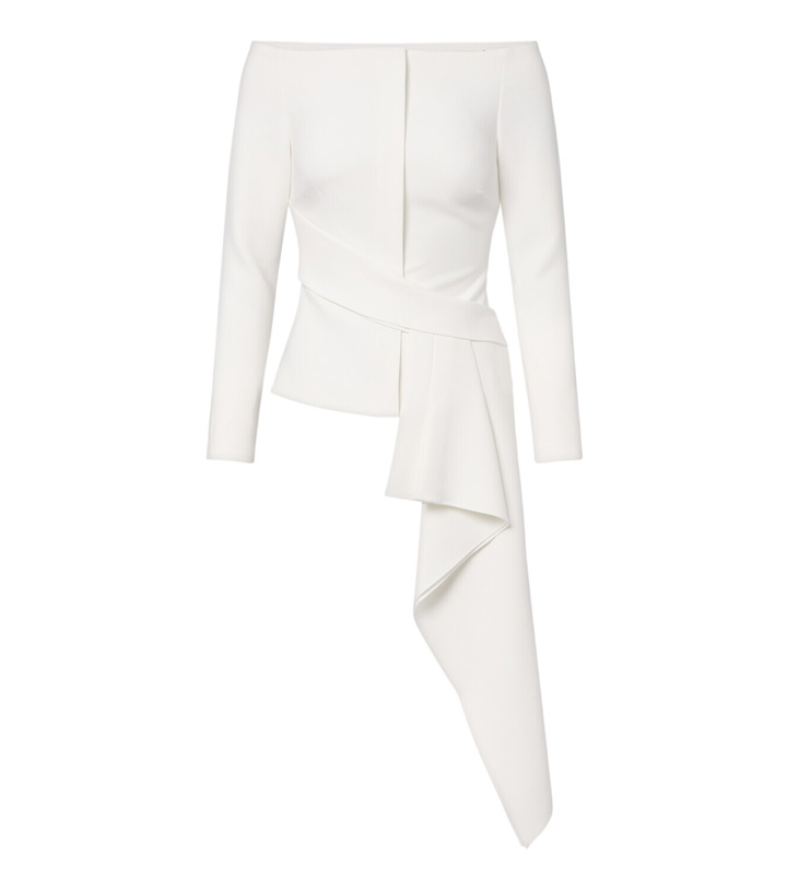 Photo: Roland Mouret Asymmetric off-shoulder crêpe jacket