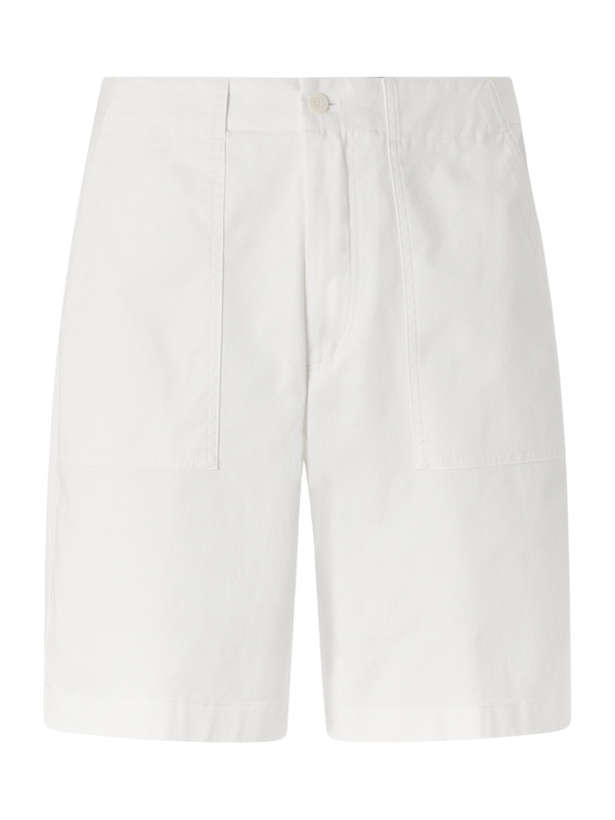 Photo: Ralph Lauren Purple label - Straight-Leg Stretch-Cotton Twill Shorts - White