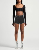 Heron Preston Womens Denim shorts in Blue