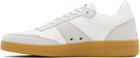 A.P.C. White & Gray Plain Sneakers