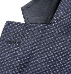 Hugo Boss - Navy Raye Slim-Fit Unstructured Tweed Blazer - Blue
