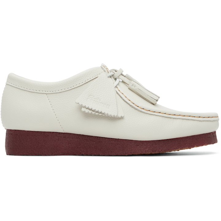 Photo: Clarks Originals White Wallabee Derbys
