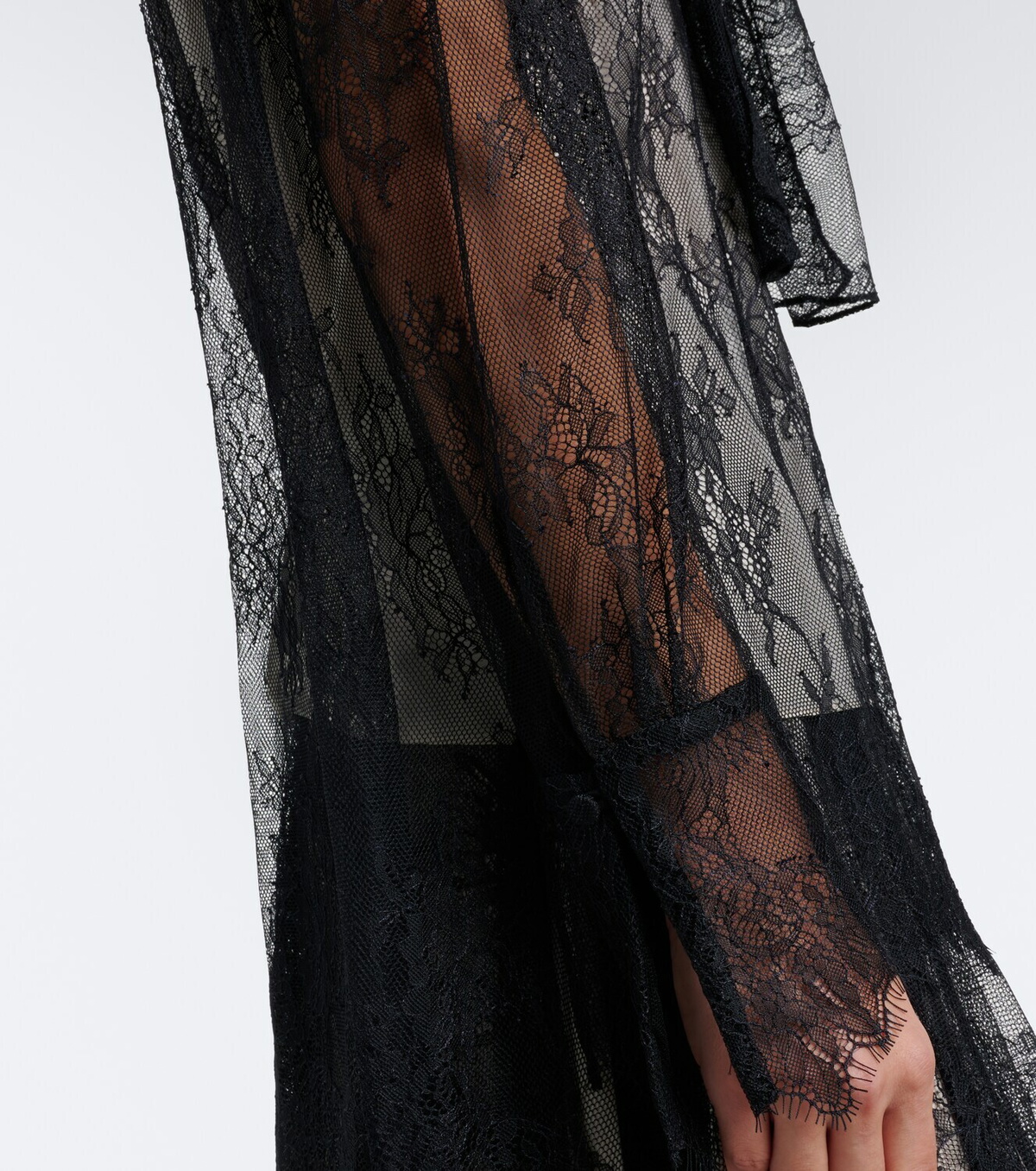 Erdem Bow-detail floral lace blouse
