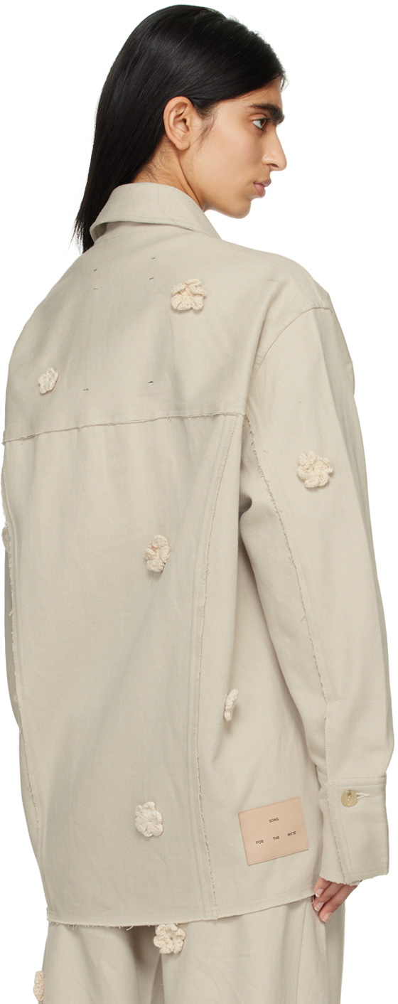 Song for the Mute Beige Daisy Jacket