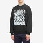 Versace Men's Medusa Medallion Sweatshirt in Black/Print