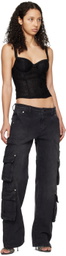GUIZIO Black Sella Corset