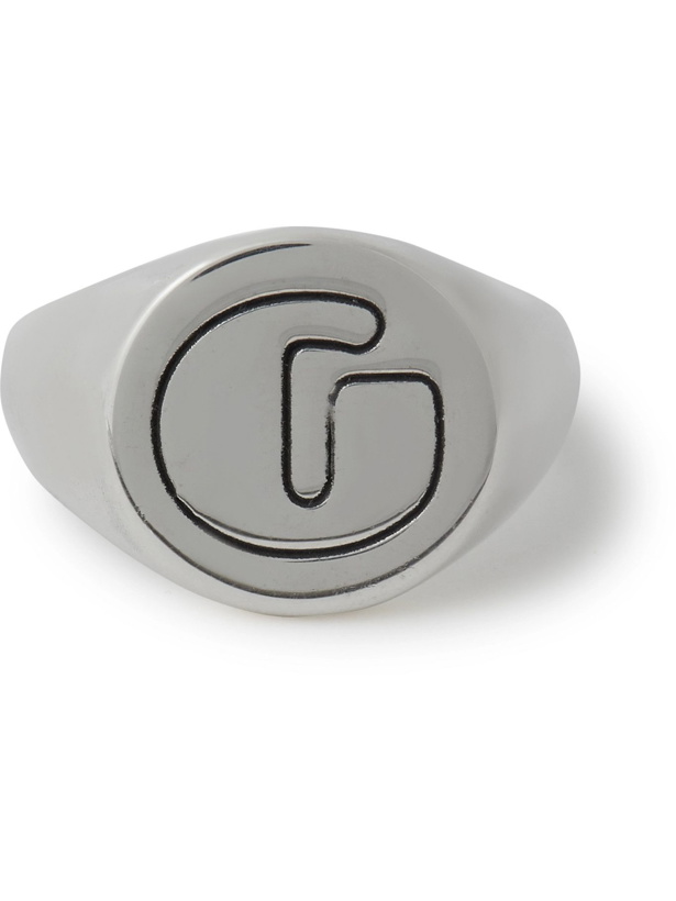 Photo: Gallery Dept. - Logo-Engraved Silver Ring - Silver