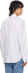 Versace Jeans Couture White V-Emblem Shirt