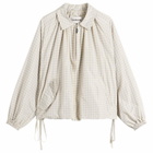 Damson Madder Women's Lailah Lightweight Bomber Jacket in Oyster