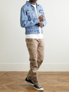 John Elliott - The Daze Straight-Leg Paint-Splattered Jeans - Brown
