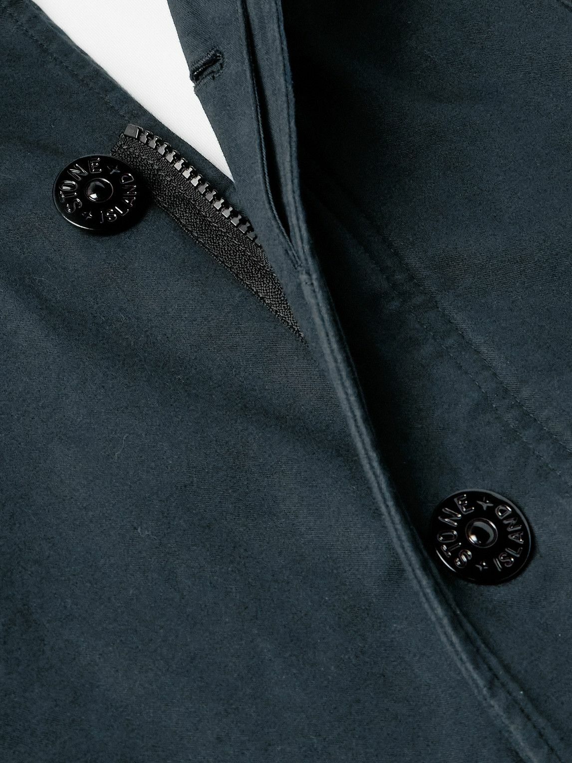 Yves Salomon - Cotton-Blend Twill Parka - Blue