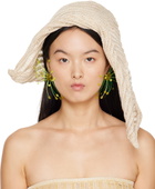 Isa Boulder SSENSE Exclusive Beige Big Conch Beach Hat