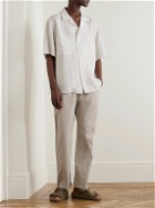 Barena - Solana Striped Modal-Blend Seersucker Shirt - White