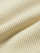 Auralee - Ribbed Cotton Sweater - Neutrals