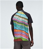 Phipps - Geological printed raglan polo shirt