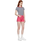 Rag and Bone Pink Denim Justine Shorts