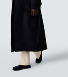 Saman Amel Belted wool overcoat
