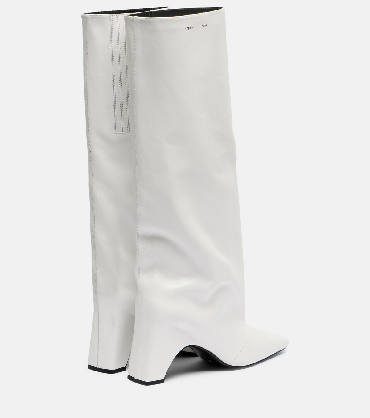 Coperni Bridge leather knee-high boots