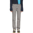 Eckhaus Latta Grey EL Jeans