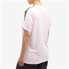 Adidas Women's Short Sleeve Football Jersey in Clear Pink