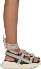 Rick Owens Black & Off-White Geth Sandals
