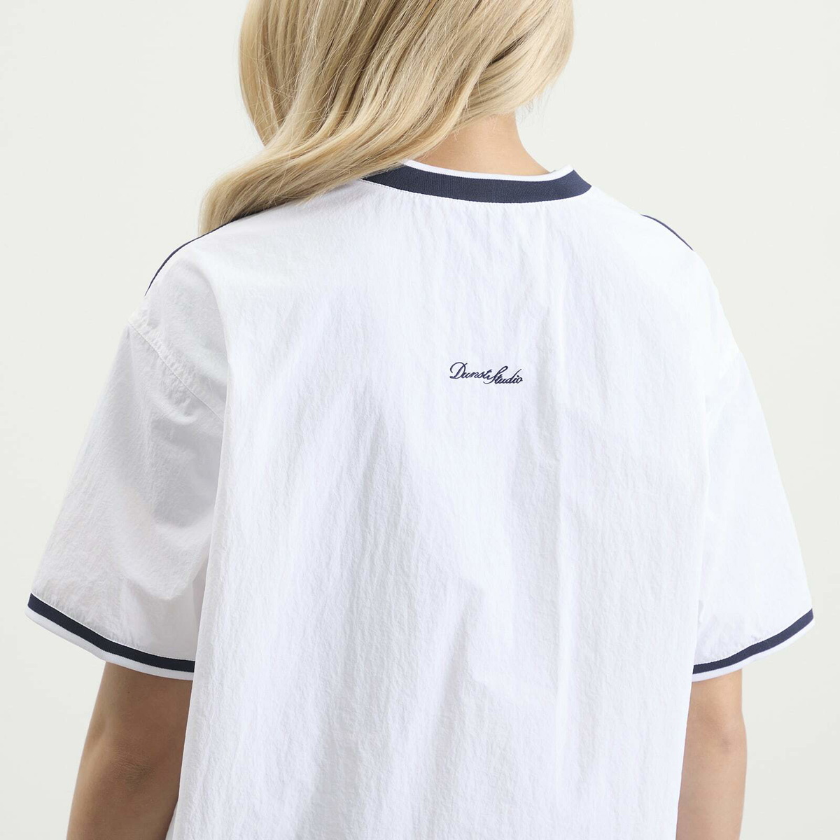 DUNST Women's Woven Top in White