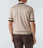 Dolce&Gabbana Logo silk polo shirt