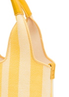 Chloe Stripy Logo-jacquard Canvas Tote bag - Yellow - One Size