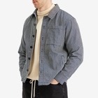 Barbour Men's Ticking Stripe Overshirt in Indigo Stripe