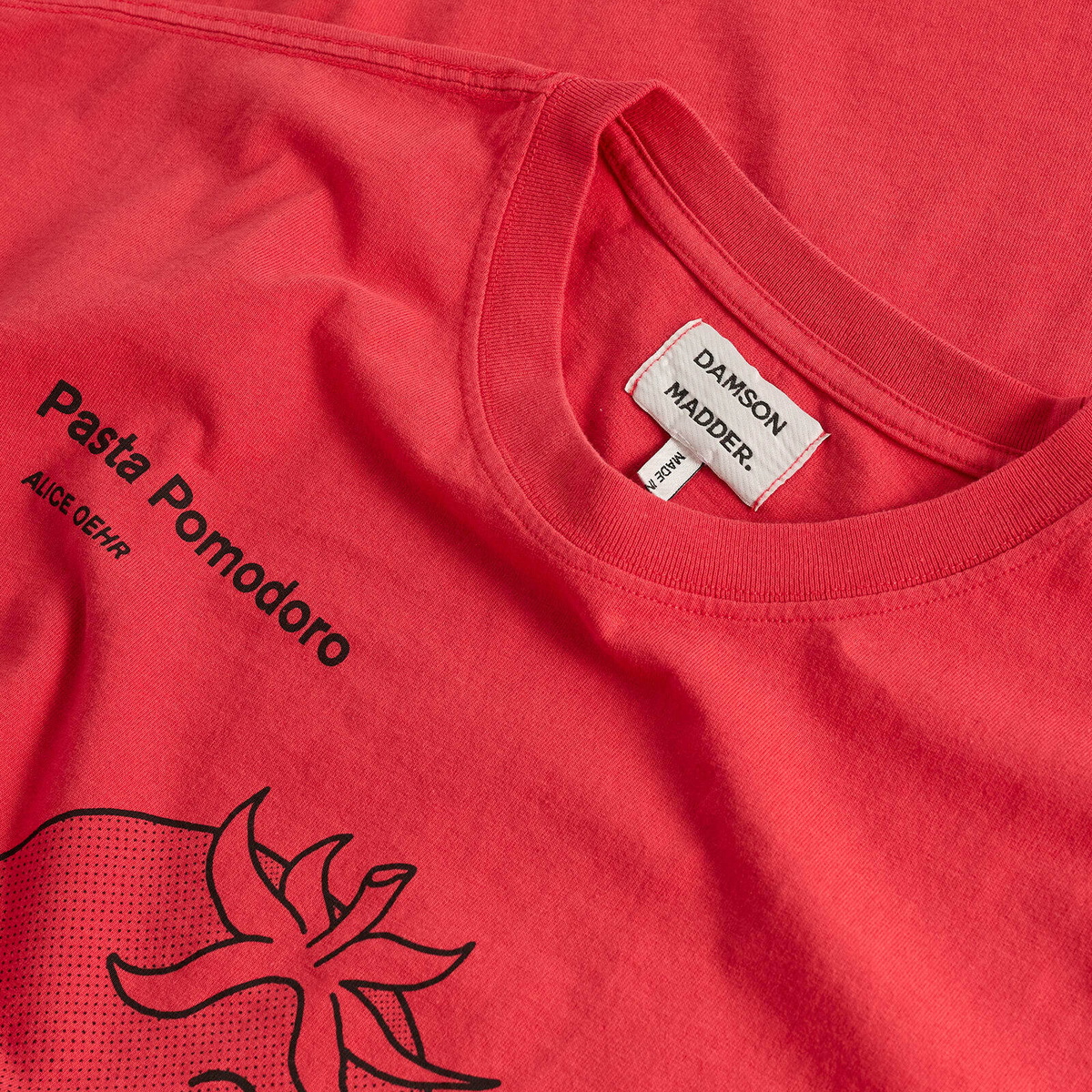 Damson Madder Women's Presented By End. Recipe with Friends Graphic T-Shirt in Red