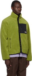 Stüssy Green Zip Reversible Jacket