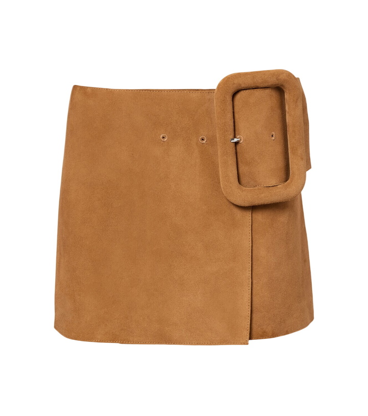 Photo: Ami Paris Suede miniskirt