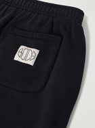 BODE - Tapered Logo-Appliquéd Cotton-Jersey Sweatpants - Black