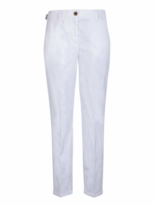 Photo: Jacob Cohen White Marina Trousers By Jacob Cohã«n